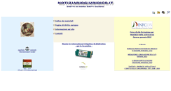Desktop Screenshot of notiziariogiuridico.it